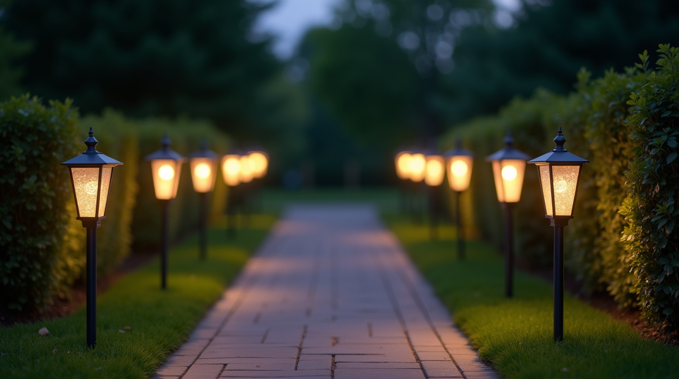 solar path lights