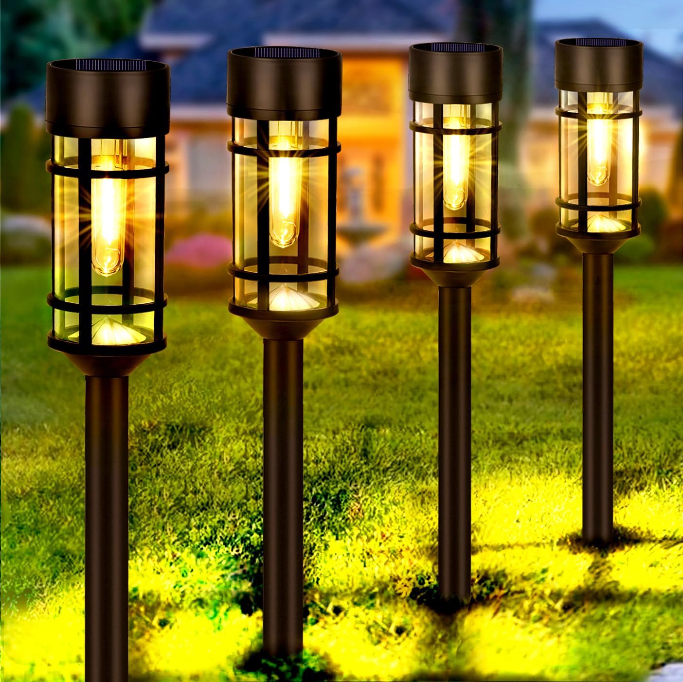 Mancra 8 Pack Glass Solar Pathway Lights Review
