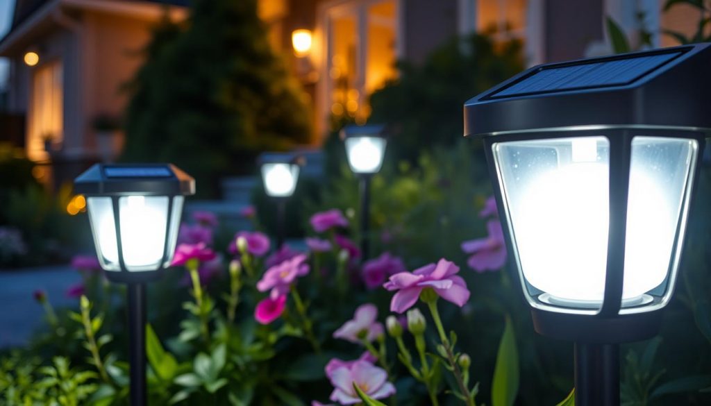 Weatherproof solar lights