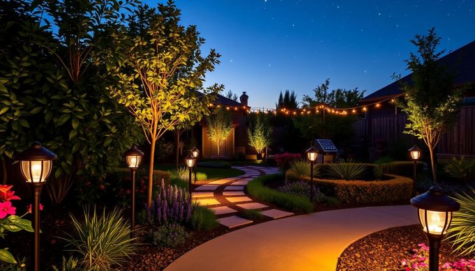 solar landscape lighting