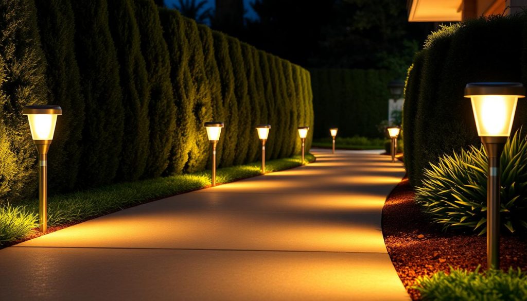 solar led pathway driveway lights