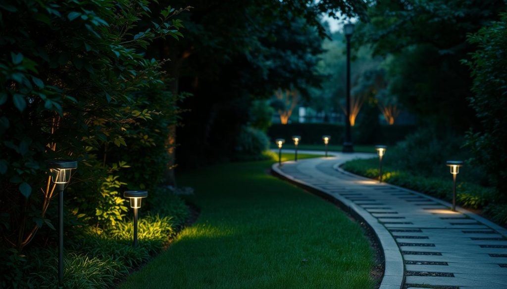 solar pathway lights for shade