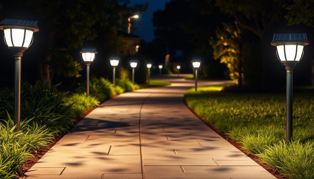 solar powered pathway lights with motion sensor