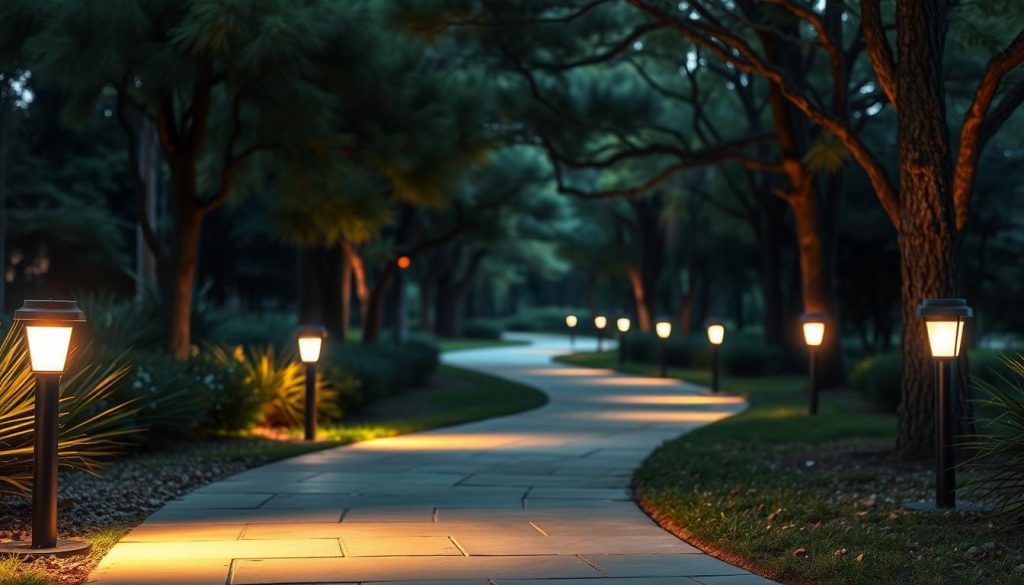 solar powered pathway lights with motion sensor