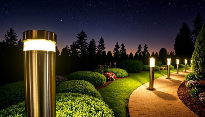 stainless steel led solar path lights