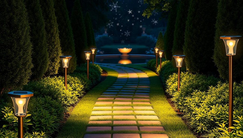 stylish landscape lighting