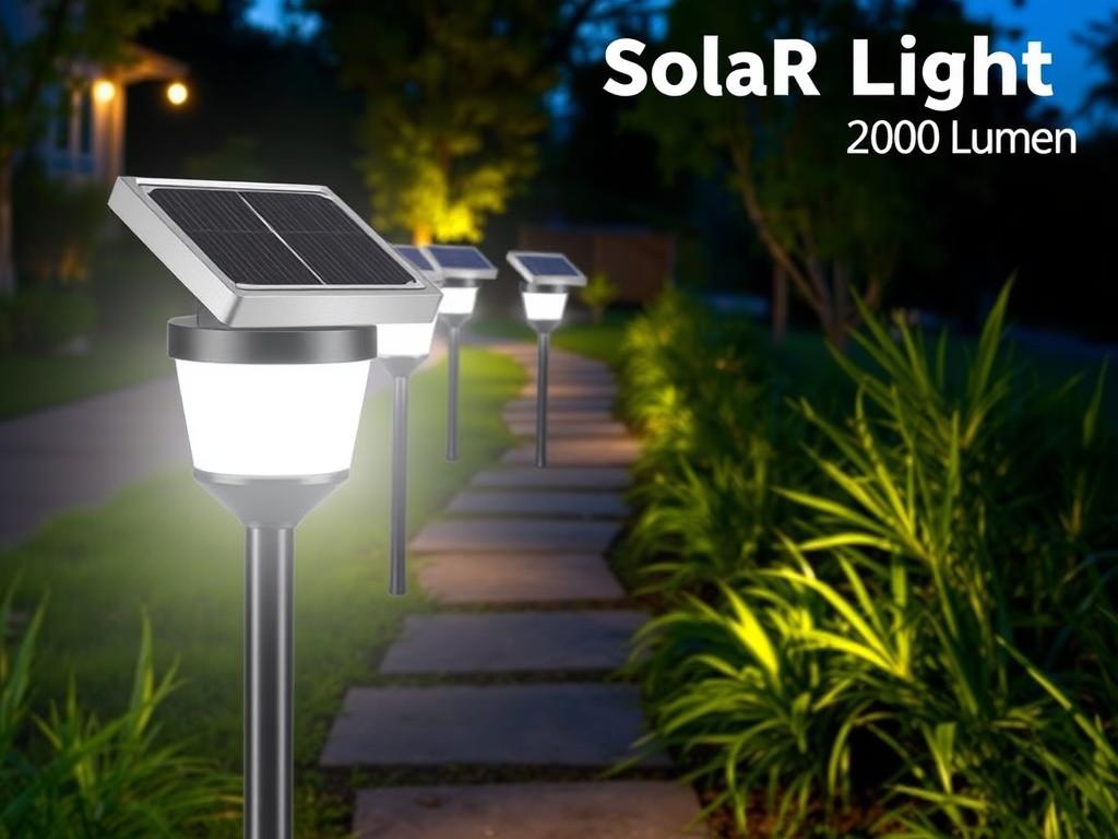 T-SUNUS Solar Path Light illuminating a garden path, our top pick among solar path lights in 2025 T-SUNUS Solar Path Light illuminating a garden path, our top pick among solar path lights in 2025