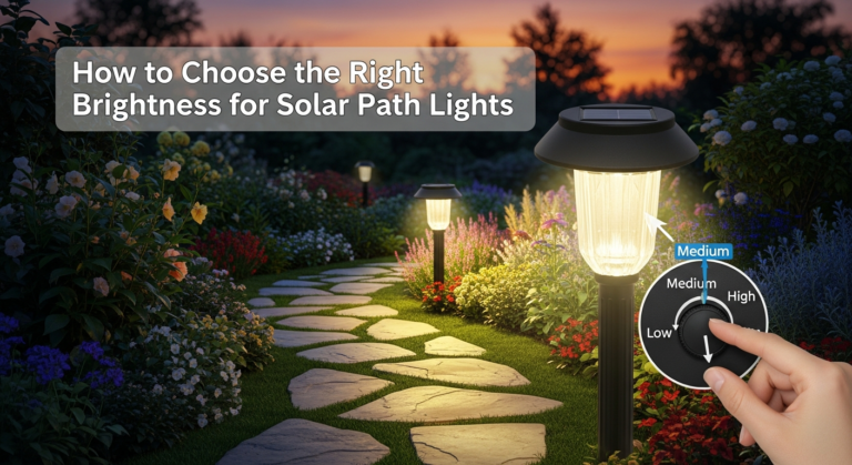 How to Choose the Right Brightness for Solar Path Lights