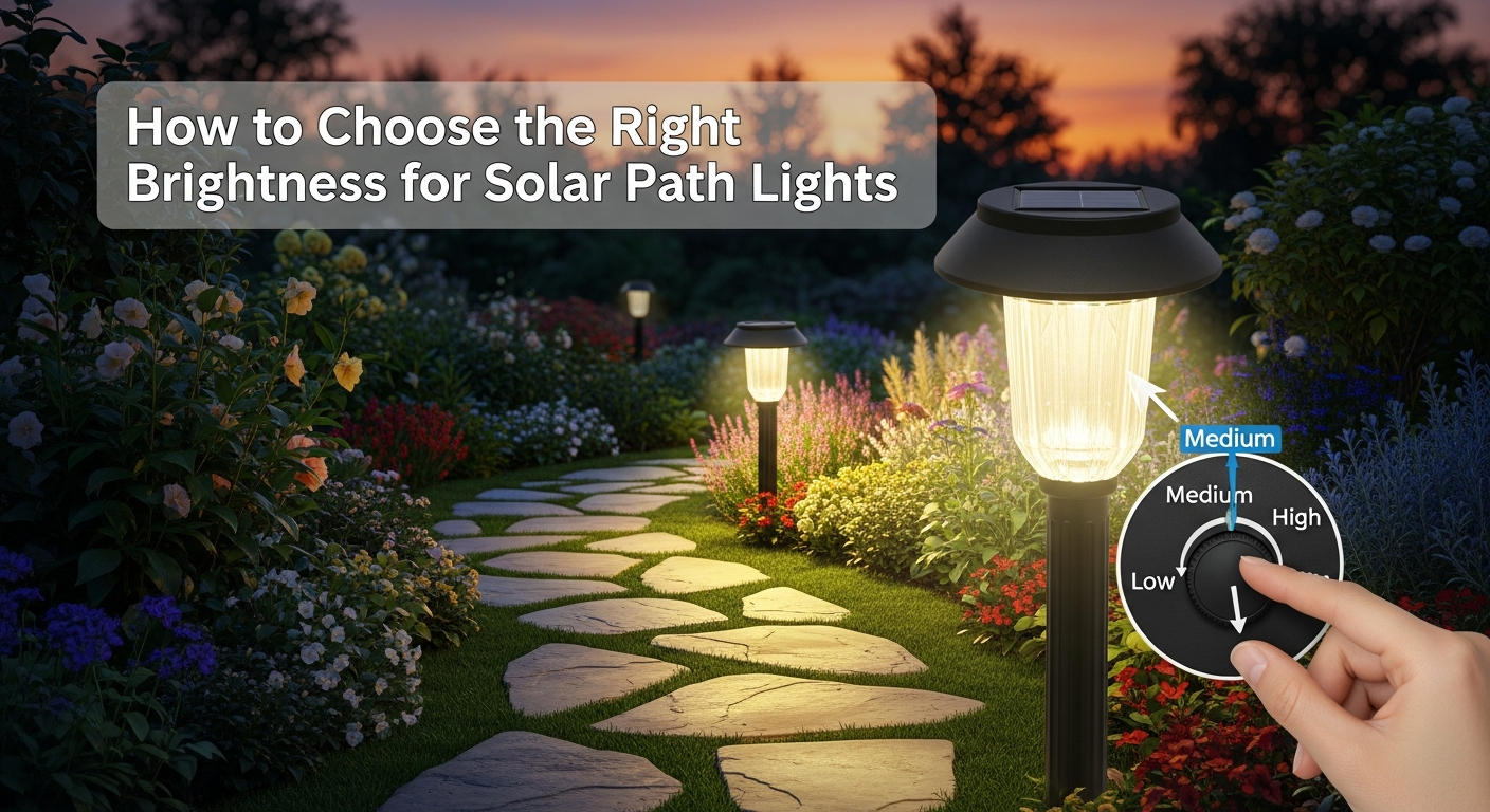 How to Choose the Right Brightness for Solar Path Lights