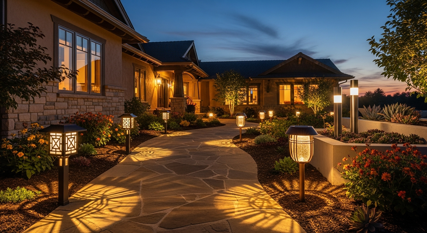 How to choose solar path lights that match your home