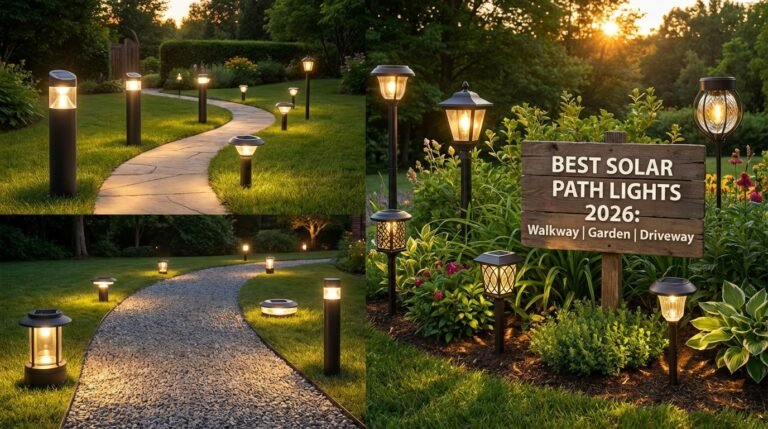 best solar path lights for walkways, gardens, and driveways