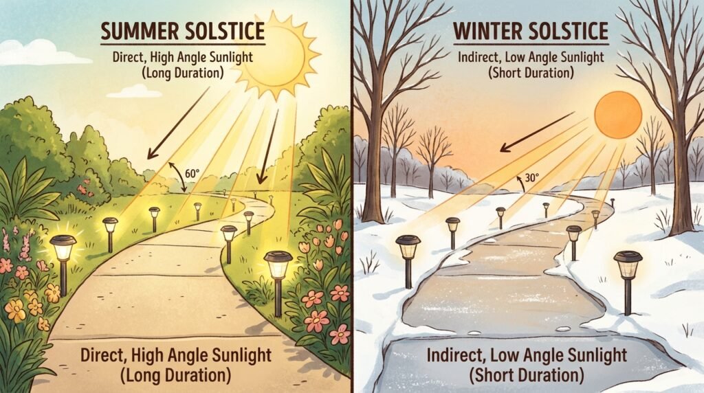how to install solar path lights
