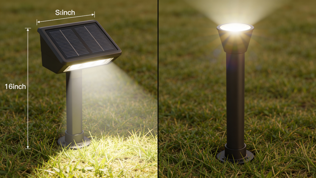 solar path light placement safety rules for walkways
