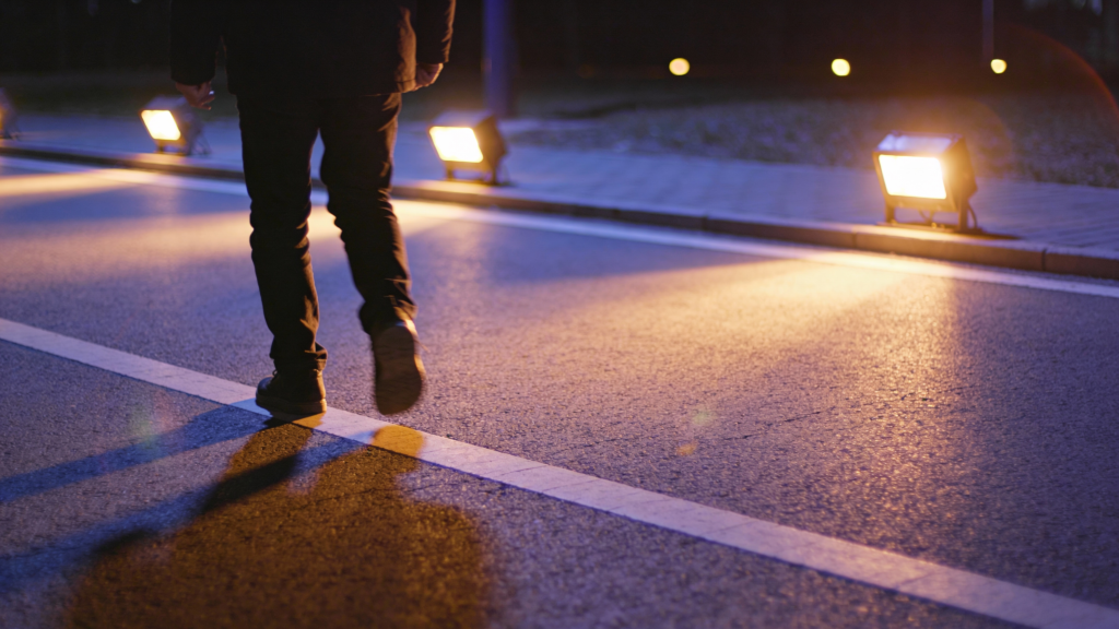 solar path light placement safety rules for walkways
