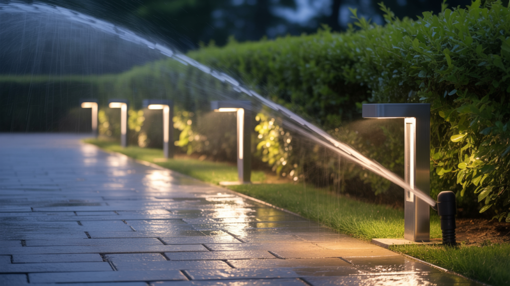 solar path lights IP rating