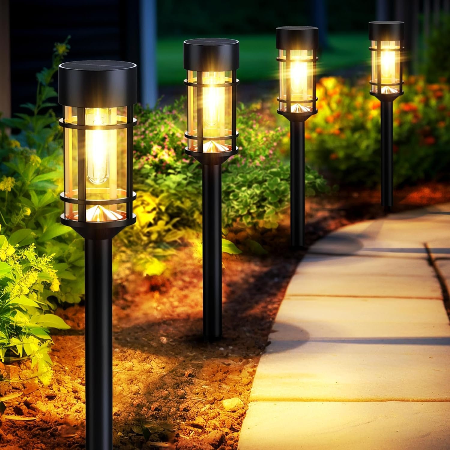 manca solar pathway lights
