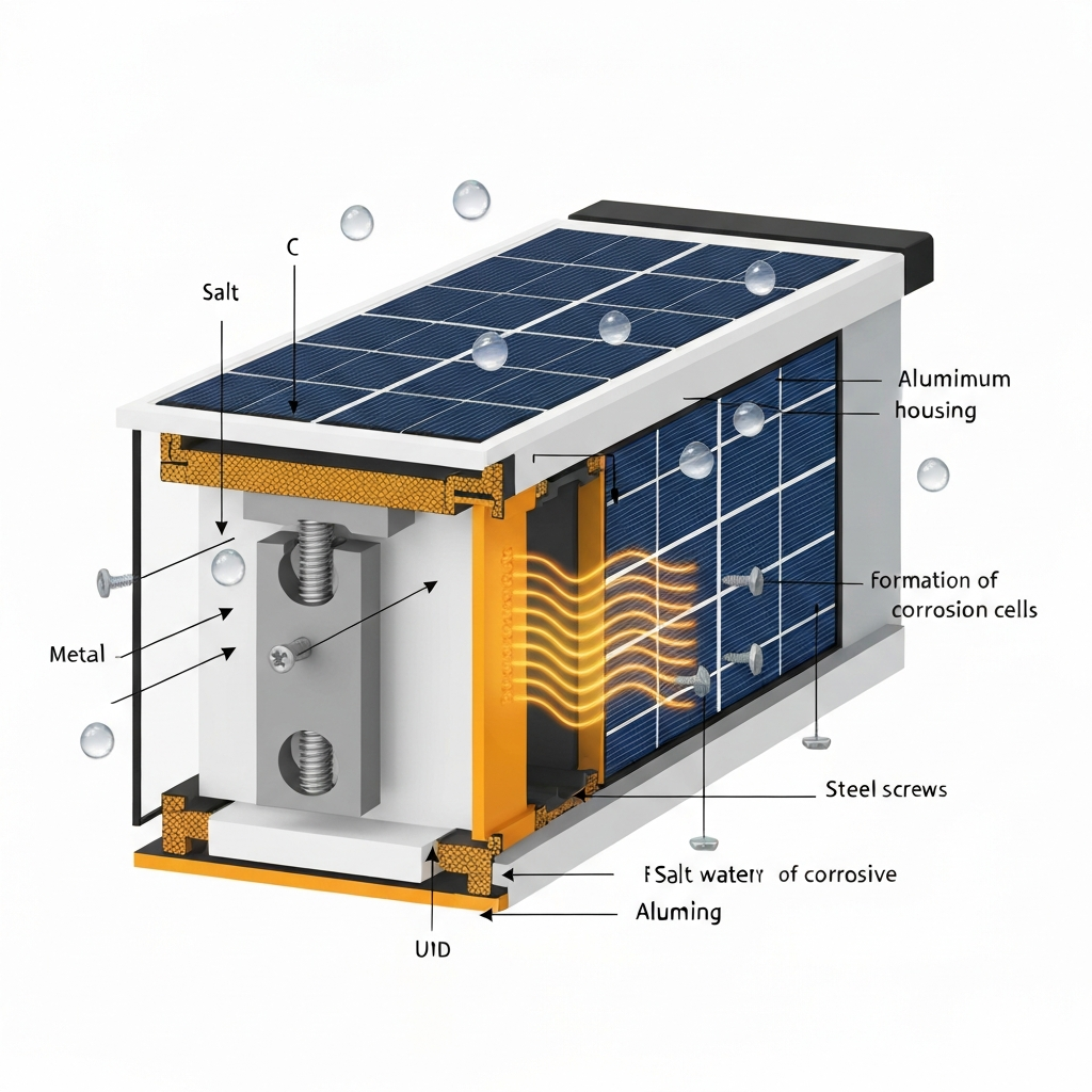 solar path lights coastal corrosion