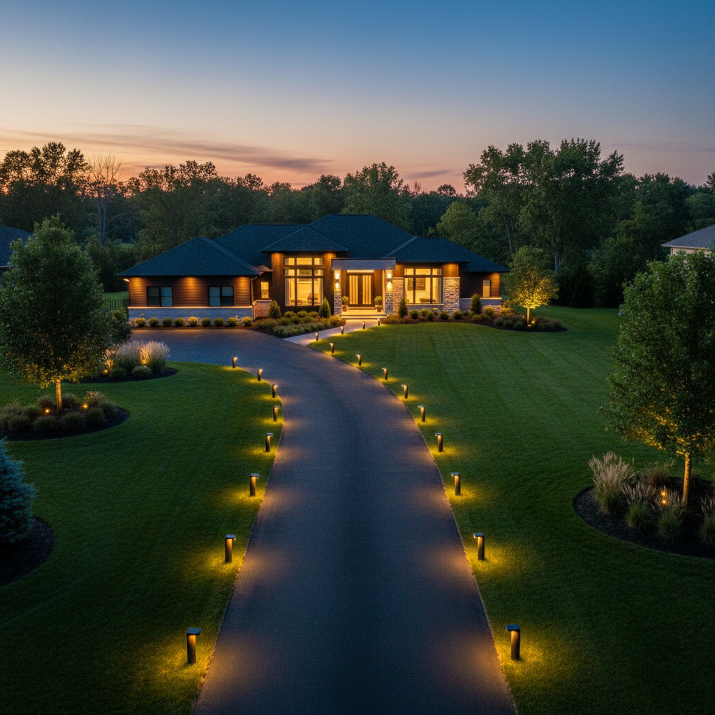 solar path lights for driveway edges