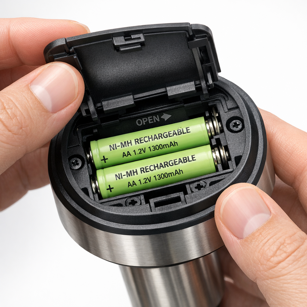 solar path lights with replaceable batteries