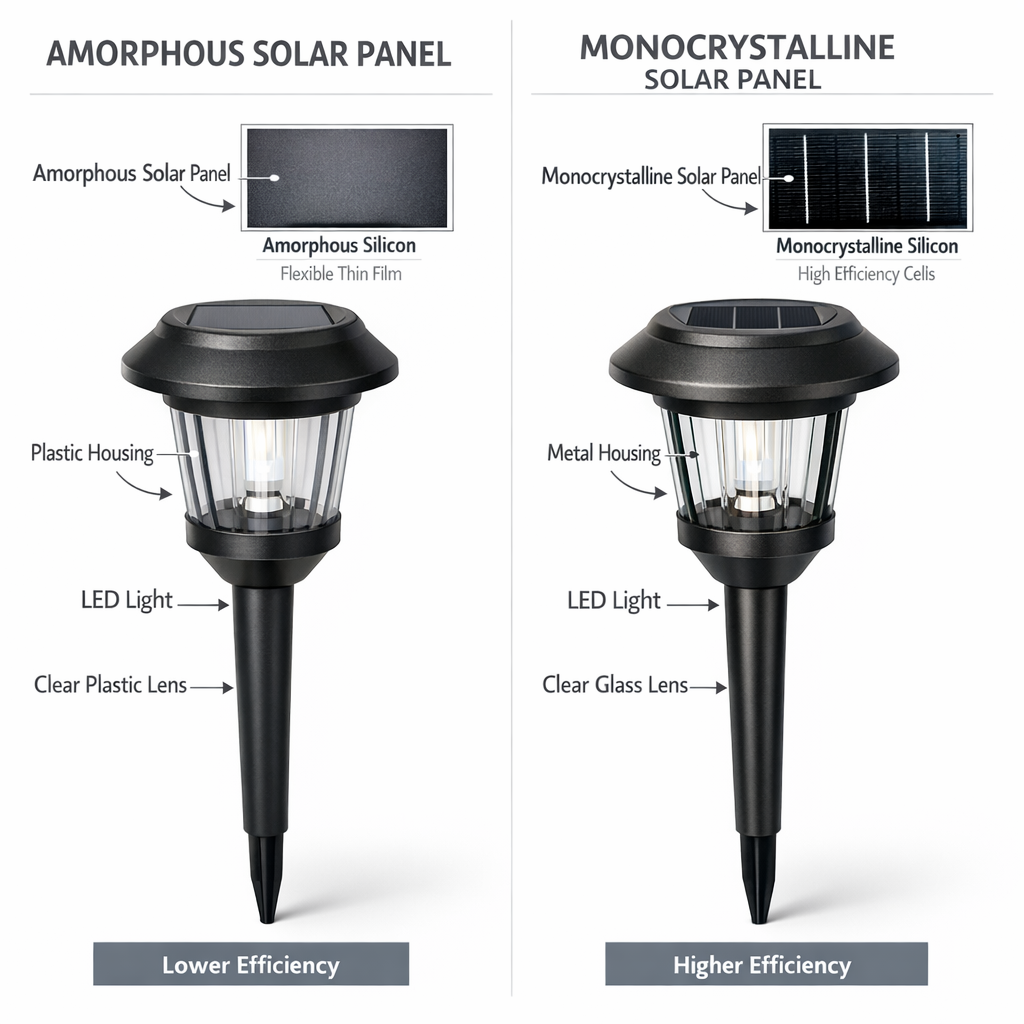solar path lights with replaceable batteries