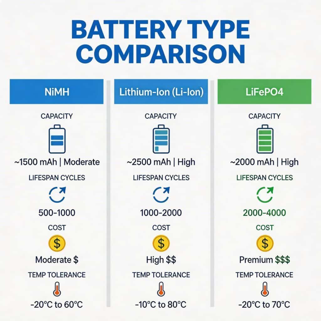 solar path lights with replaceable batteries