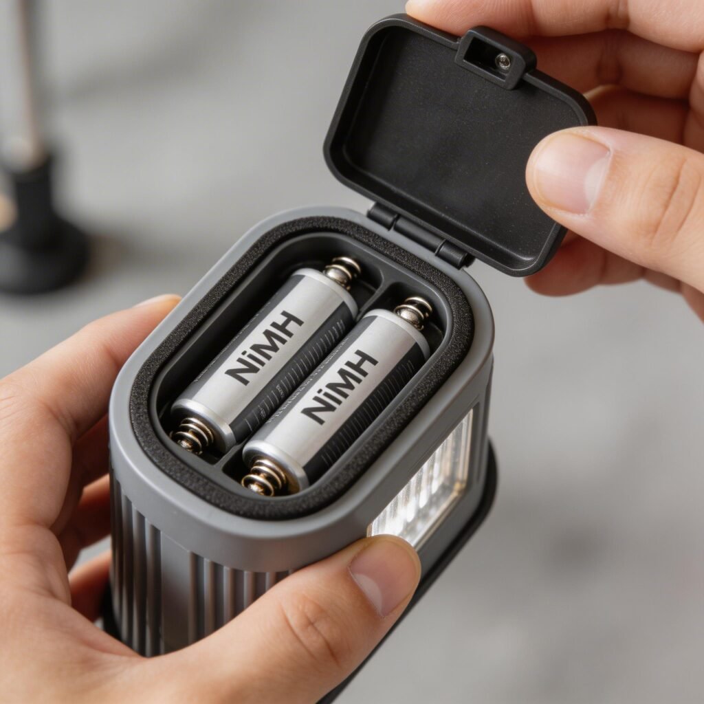 solar path lights with replaceable batteries