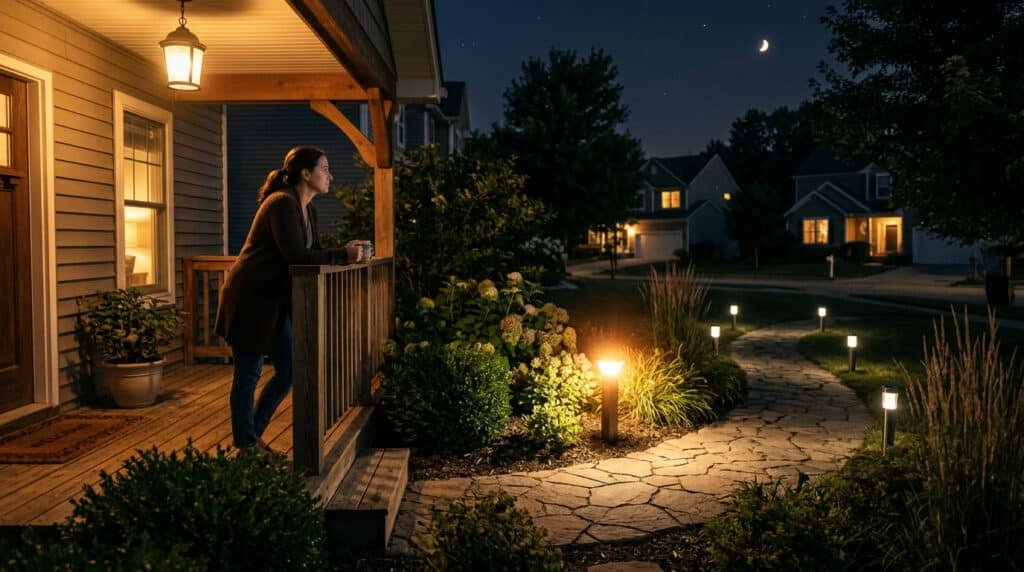 motion sensor solar path lights