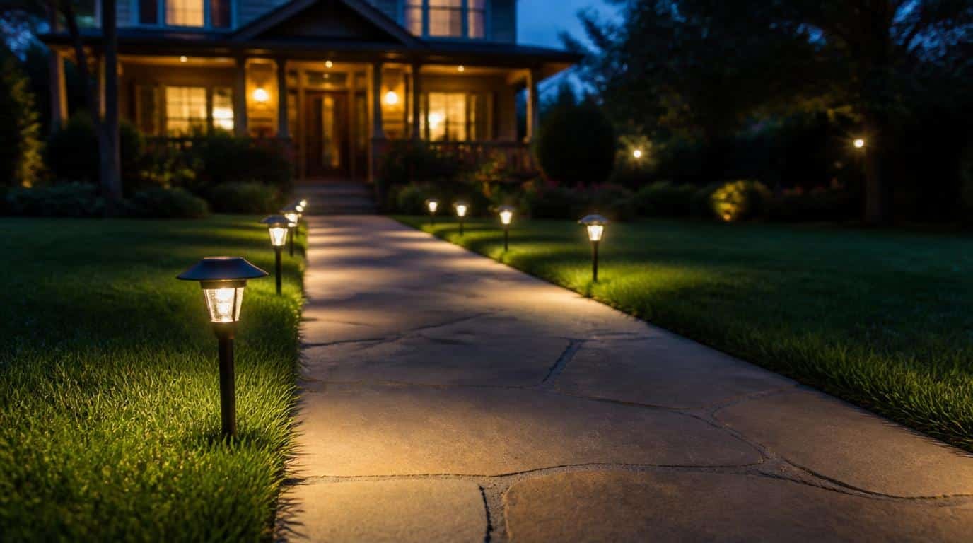 spacing solar path lights for even coverage