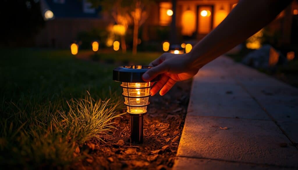 solar vs. plug-in pathway lights 