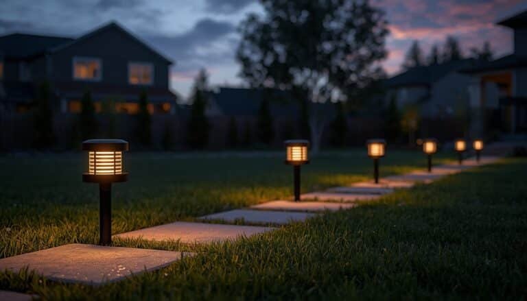AI-powered solar path lights