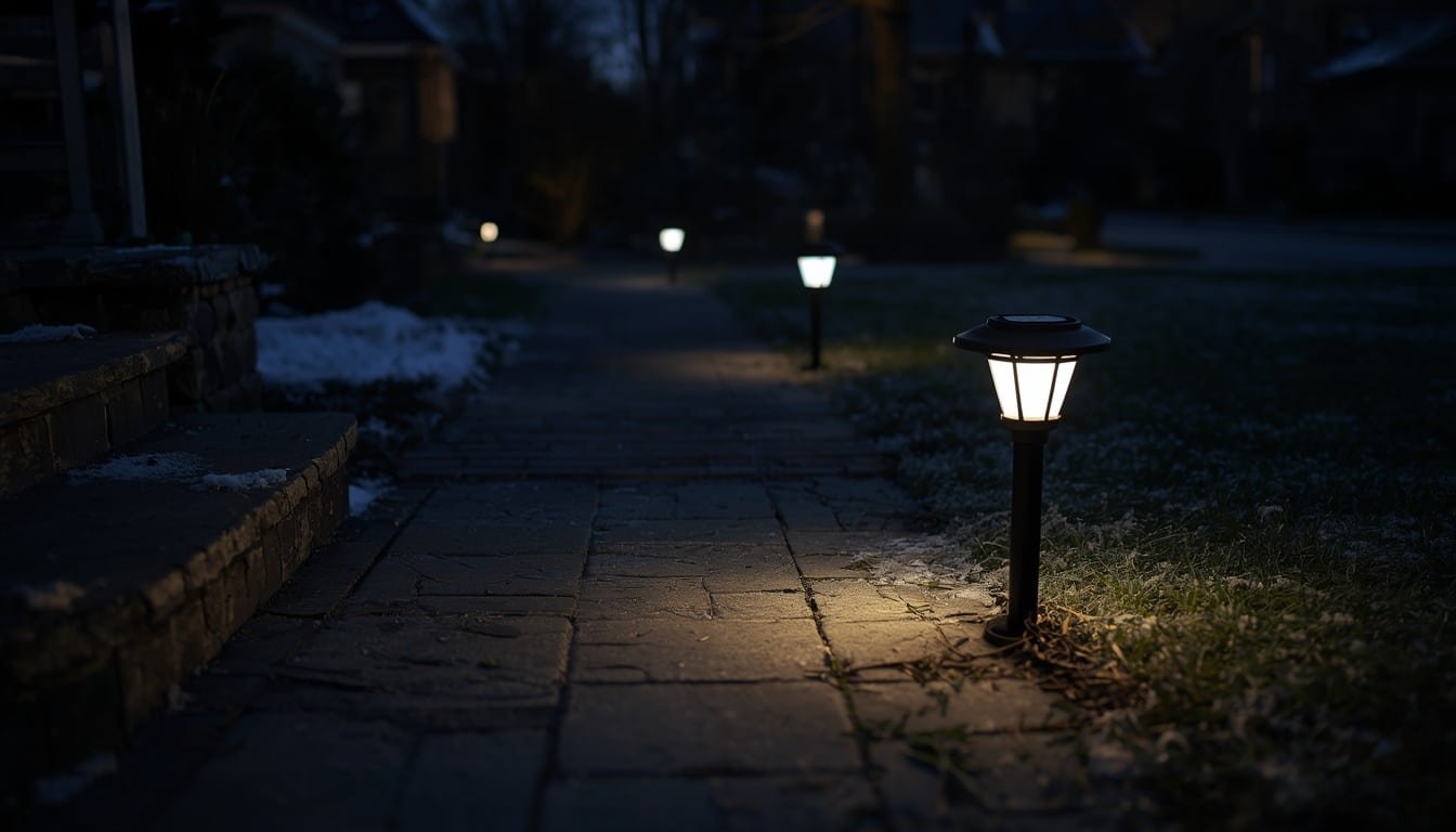 Solar path lights