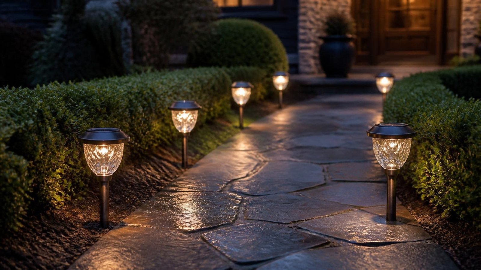 solar path lights